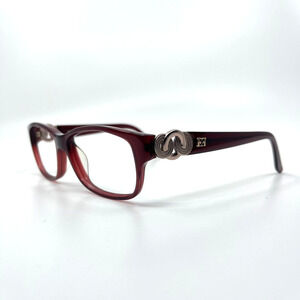 Escada Ves299 Eyeglasses Frames Red Full Rim Col.0v07‎ H6427